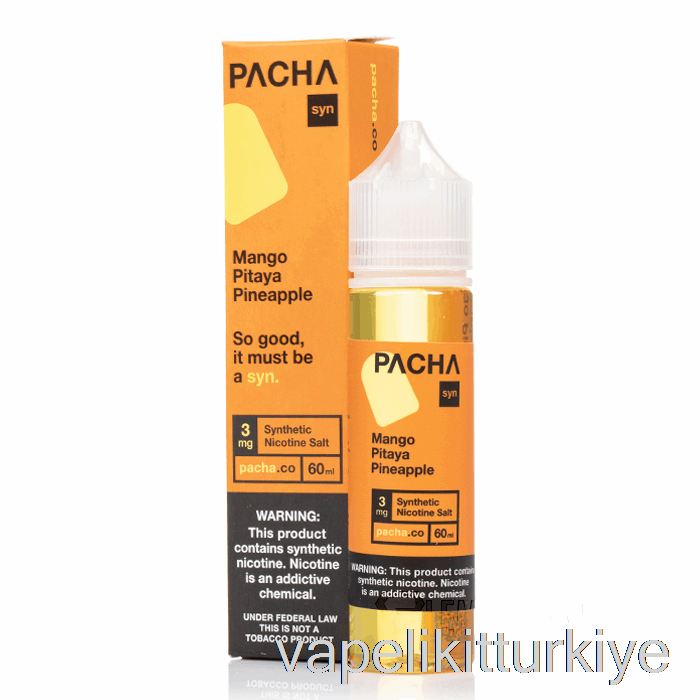 Vape Likit Mango Pitaya Ananas - Pachamama - 60ml 6mg